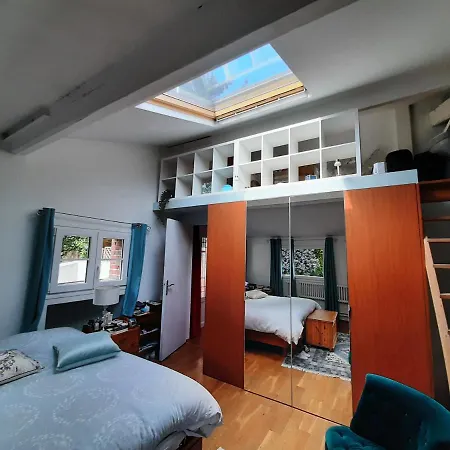 Apartament Loft En Duplex 270 M2 & Jardin Patio Terrasse Sauna